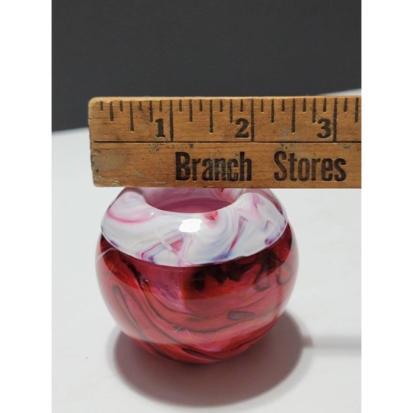 Gozo Glass Paperweight "Earth, Wind & Fire" Signed Hand Crafted Island of Gozo - Picture 4 of 9